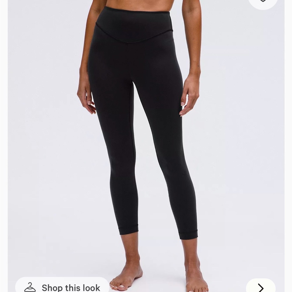 Lululemon Wunder Under smooth cover Black Leggings